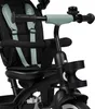 Close-up view of the handlebars and seat of a child's tricycle. Produktbild-Vorschau