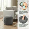 Pouf Sitzhocker Weich Runder Sitzpouf, Pouf Hocker, Couch Produktbild-Vorschau 5