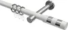 Interdeco Gardinenstange / Vorhangstange Weiß / Chrom, Typ Produktbild-Vorschau 1