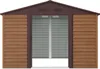 Gartenhaus aus Metall, verzinkter Stahl, Holzoptik - 11,75 Produktbild-Vorschau 4