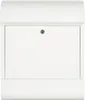 A white mailbox is shown against a white background. Anteprima dell’immagine prodotto