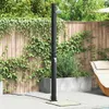 vidaXL Doccia solare da esterno nera 217 cm PVC e alluminio Anteprima dell’immagine prodotto 1