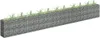 vidaXL Gabionen-Hochbeet Verzinkter Stahl 450×30×60 cm Produktbild-Vorschau 2