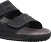 Close-up view of a black sandal. Anteprima dell’immagine prodotto