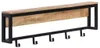 vidaXL Garderobe 87x10x27 cm Raues Massivholz Mango Produktbild-Vorschau 8