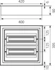 Verteilerkasten Unterputz DARP-32S 32 Module 2x16 IP54 Produktbild-Vorschau 3