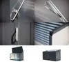 A collage of close-up shots of a metal storage box, showing details of its construction and two full product shots. Náhľad obrázku produktu