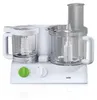 A white Braun food processor with clear plastic bowls and a green dial. Anteprima dell’immagine prodotto
