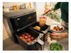 Freidora de aire TwinCook 3, modelo TD 3030I (negra mate, Vista previa de la imagen del producto 9