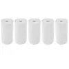 Five white rolls of paper are lined up horizontally against a white background. Podgląd zdjęcia produktu