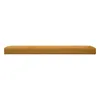 A long, narrow, golden-yellow ottoman or bench is presented horizontally against a plain white background. Podgląd zdjęcia produktu