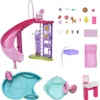 Barbie Pool Playset con scivolo e vasca idromassaggio, 17 Anteprima dell’immagine prodotto 7