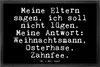 Mr. & Mrs. Panda fußmatte Meine Eltern sagen, ich... 40 x Produktbild-Vorschau 1