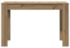 vidaXL Tavolo da pranzo Artisan oak 120x60x76 cm materiale Anteprima dell’immagine prodotto 5