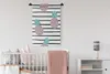 MuchoWow® Wandteppich Wandbehang Sommer - Ananas - Streifen Produktbild-Vorschau 2