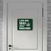Lass mal Gras rauchen Metallschild in 15x20 cm mit Produktbild-Vorschau 6