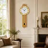 AMS Funk-Pendeluhr, Funkpendelwerk, 22x62x8cm, 5266/18 Produktbild-Vorschau 5