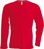Kariban Mens long-sleeved V-neck T-shirt Produktbild-Vorschau 2