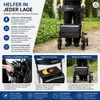 Lösch Reha Rollator TABAS MobilityPU Champagner Produktbild-Vorschau 4