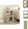 vidaXL Bücherregal/Raumteiler Sonoma-Eiche 40×30×72 cm -  Produktbild-Vorschau 1
