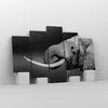 Bild auf Leinwand - Leinwandbild - Elefant Stoßzahn Natur - Produktbild-Vorschau 4