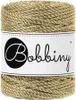 Bobbiny 3PLY Macramé Rope 3 mm 50 m Metallic Gold Špagát Náhľad obrázku produktu 1