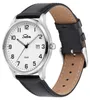 SELVA Herren-Armbanduhr, Quarz, Edelstahl, Leder, Produktbild-Vorschau 2