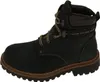 A single black leather boot is shown against a white background. Anteprima dell’immagine prodotto