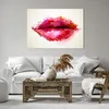 Bild auf Leinwand - Leinwandbild - Rote Lippen glänzend Produktbild-Vorschau 6