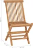 vidaXL Chaises de jardin pliantes 2 pcs. Bois massif teck Voir les images du produit 7