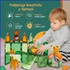 Olvy Magnetické stavební bloky 110 ks, Montessori hračky, Náhled obrázku produktu 6