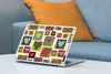MuchoWow® Laptop Aufkleber Sticker Cover Bohemian - Herzen Produktbild-Vorschau 4