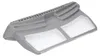 A gray lint filter for a dryer. Produktbild-Vorschau