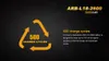 Marketing image showing battery charge cycle information. Náhľad obrázku produktu