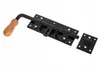 BKshop | Türriegel - 280x80 mm - Schwarz Verzinkt - Für Produktbild-Vorschau 2