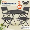 CASARIA® Gartentisch Wetterfest Klappbar 65x65cm Produktbild-Vorschau 7