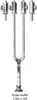 Stimmgabel Rydel-Seiffer, abnehmbare Dämpfer c128/64 Hz, Produktbild-Vorschau 4