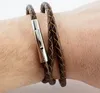 Lederkette 4 mm Herren Halskette Braun 17-100 cm lang mit Produktbild-Vorschau 3