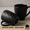BigDean 6 Stück Kaffeetassen 400ml schwarz matt Produktbild-Vorschau 5