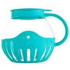 Mikrowellen-Popcornmaschine aus Glas – Blau, mit Produktbild-Vorschau 1