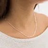 MATERIA 925 Silber Kugelkette lang 6,2g - 2mm Damen Produktbild-Vorschau 2