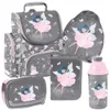 Schultasche, 5-teiliges Schulset für Mädchen, Ballerina Produktbild-Vorschau 1