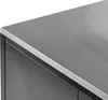 BELIANI Outdoor-Küchenschrank Schwarz Stahl 120 x 60 x 93 Produktbild-Vorschau 6