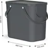Rotho Mülltrennsystem 25L Albula - Mülleimer 40,0 x 23,5 x Produktbild-Vorschau 4