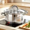 Vilde | Kochtopf Induktion 3,4 L mit Glasdeckel - Edelstahl Produktbild-Vorschau 2