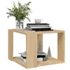 vidaXL Konferenčný stolík Sonoma Oak 40x40x30 cm Materiál Náhľad obrázku produktu 4
