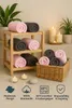 Betz 12er Handtuch-Set PALERMO 100% Baumwolle  Farbe: rose Produktbild-Vorschau 3