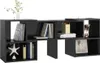 vidaXL TV-kast, hoogglanz zwart, 104x30x52 cm, houtvezel Productafbeelding-voorbeeld 5