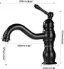 Badamatur Schwarz Armatur Bad Wasserhahn  Waschtischarmatur Produktbild-Vorschau 6