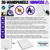 Kunststoff 3D Wandpaneele Wanddeko Wandverkleidung Produktbild-Vorschau 7